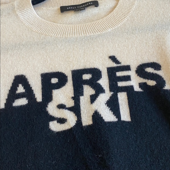 Skull Cashmere Cream Sweater - Picture 5 of 5